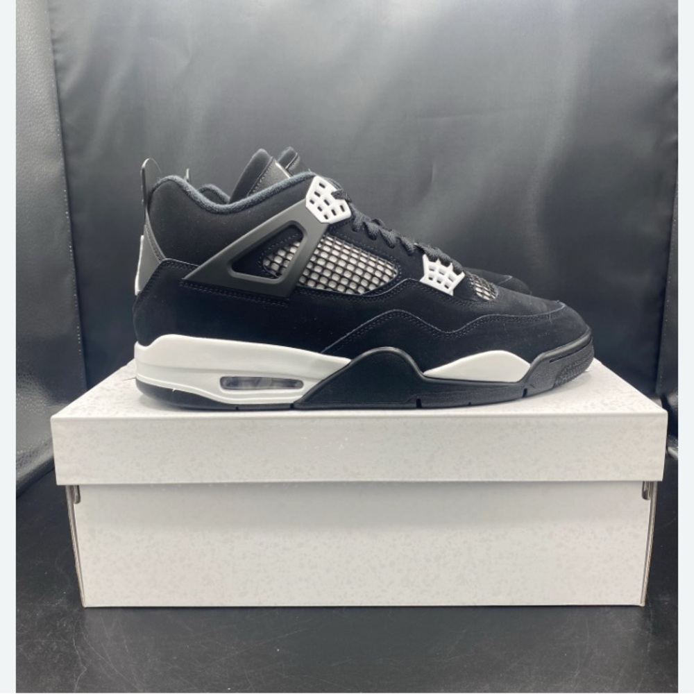 Jordan Black and White Sneakers